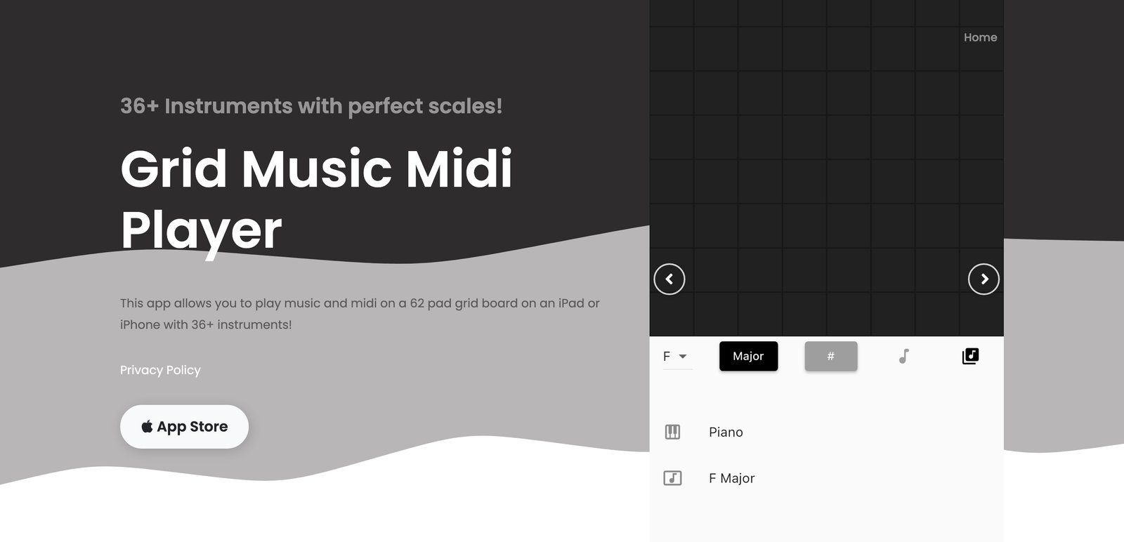 Grid Music Player